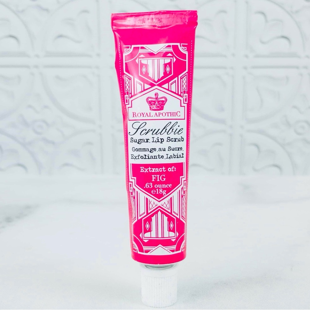 SCRUBBIE by ROYAL APOTHIC Exfoliating Lip Treatment Extract of Fig • NEW SEALED